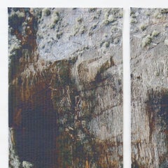 Tríptico Roca Gris, Técnica mixta sobre lienzo