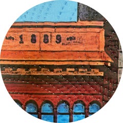 Mannahatta- Broadway, Mixed Media on Canvas