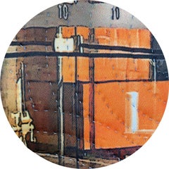 Mannahatta- Construction Site:The Shed, Mixed Media on Canvas