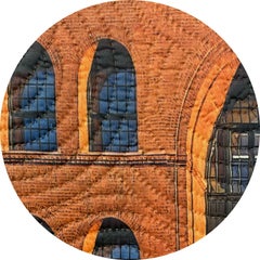 Mannahatta- Calle Lafayette, Técnica mixta sobre lienzo