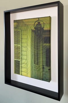 New Orleans- Philips Street 1, Mixed Media on Canvas