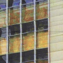 New York Windows 1340, Mixed Media on Canvas