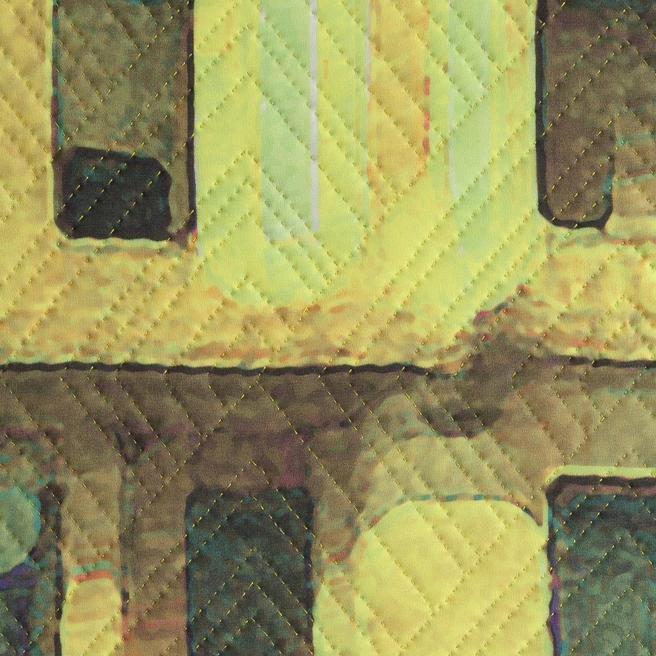 Dies ist ein wunderschönes, einzigartiges Original in Mischtechnik.  Die Künstlerin hat eine Kombination aus digital bearbeiteter Fotografie, Pigmentdruck auf Seide und Handquilting auf Leinwand geschaffen.  Das Werk wird hängefertig geliefert und