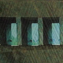 New York Windows 1451, Mixed Media auf Leinwand