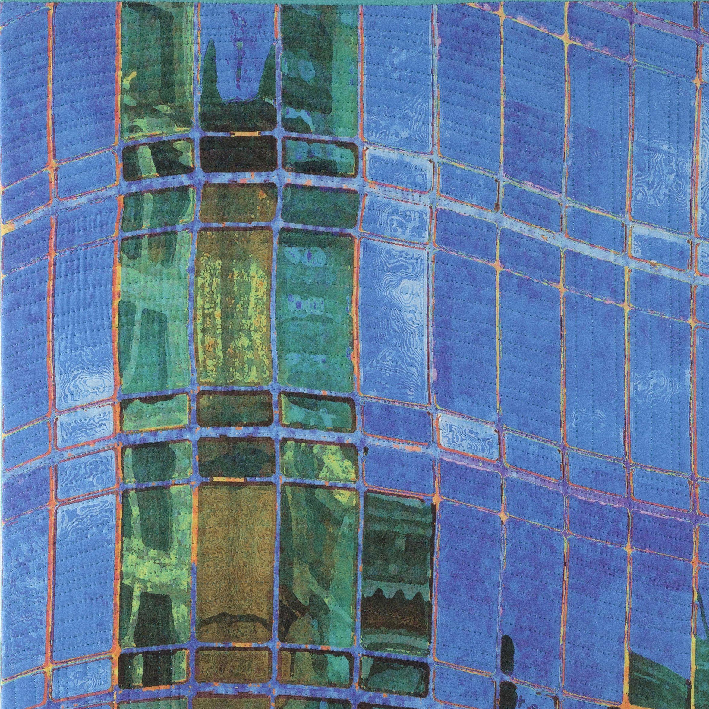 New York Windows 1556, Mixed Media on Canvas - Contemporary Mixed Media Art by Marilyn Henrion