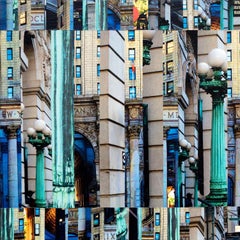 Patchwork City 62, Mixed Media on Canvas
