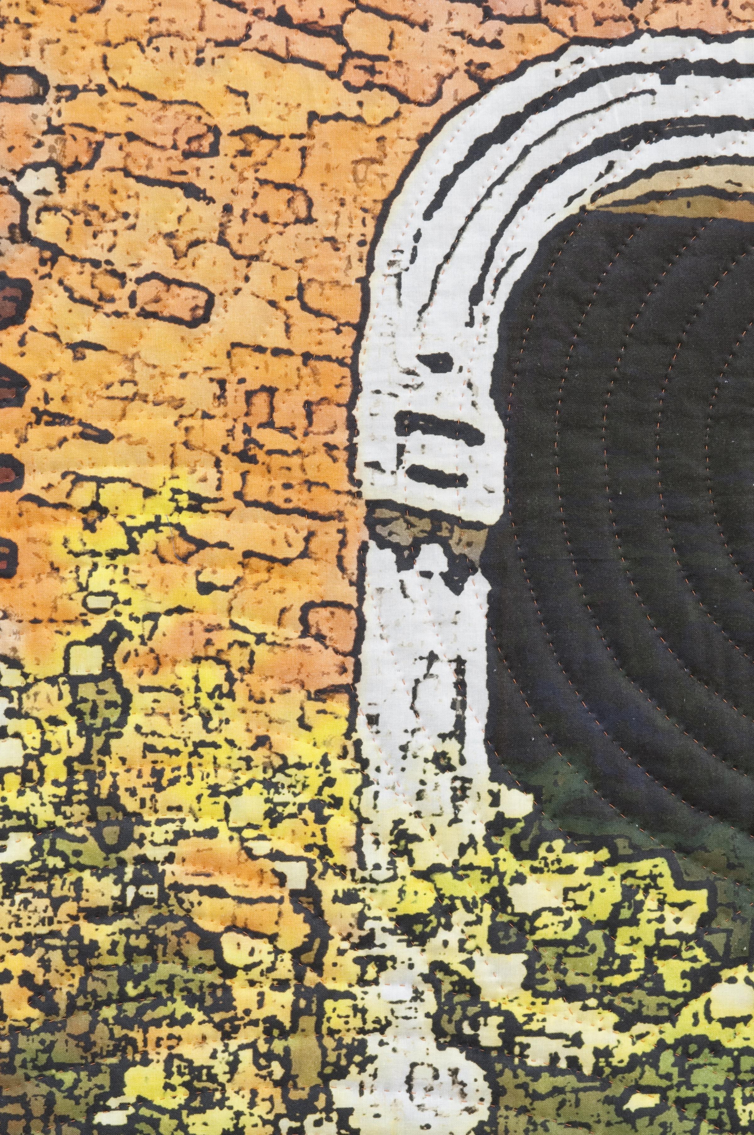 Soft City : Archway, techniques mixtes sur autres - Contemporain Mixed Media Art par Marilyn Henrion