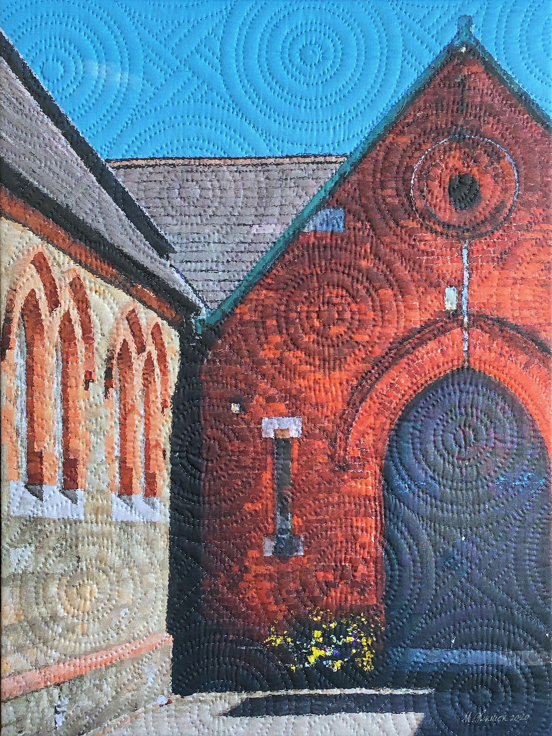 Youghal Irlanda 2, Técnica mixta sobre lienzo - Mixed Media Art de Marilyn Henrion