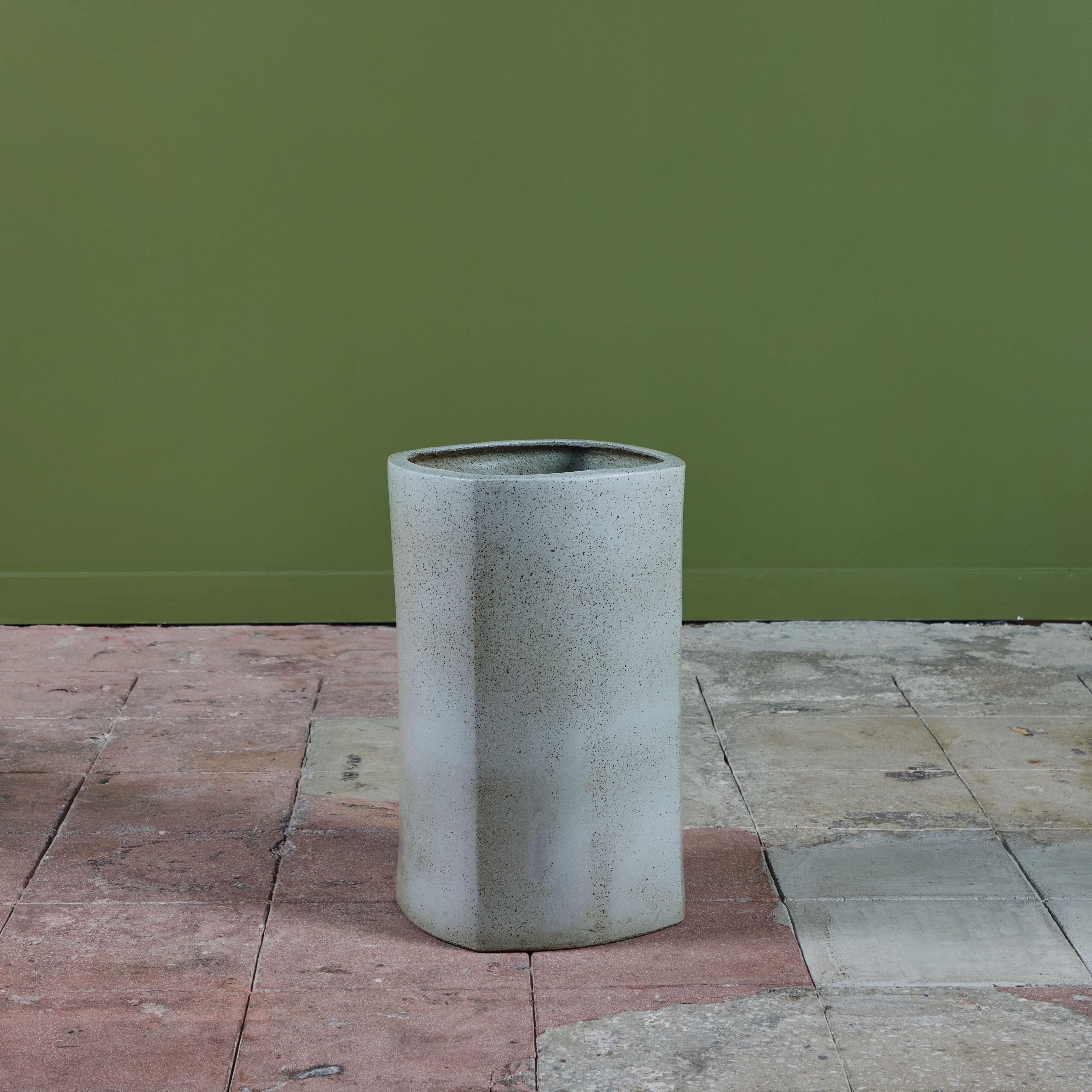 Marilyn Kay Austin Gray Planter for Architectural Pottery In Good Condition For Sale In Los Angeles, CA
