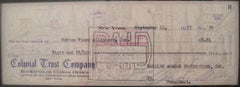Marilyn Monroe Genuine 1957 Autographed Cheque