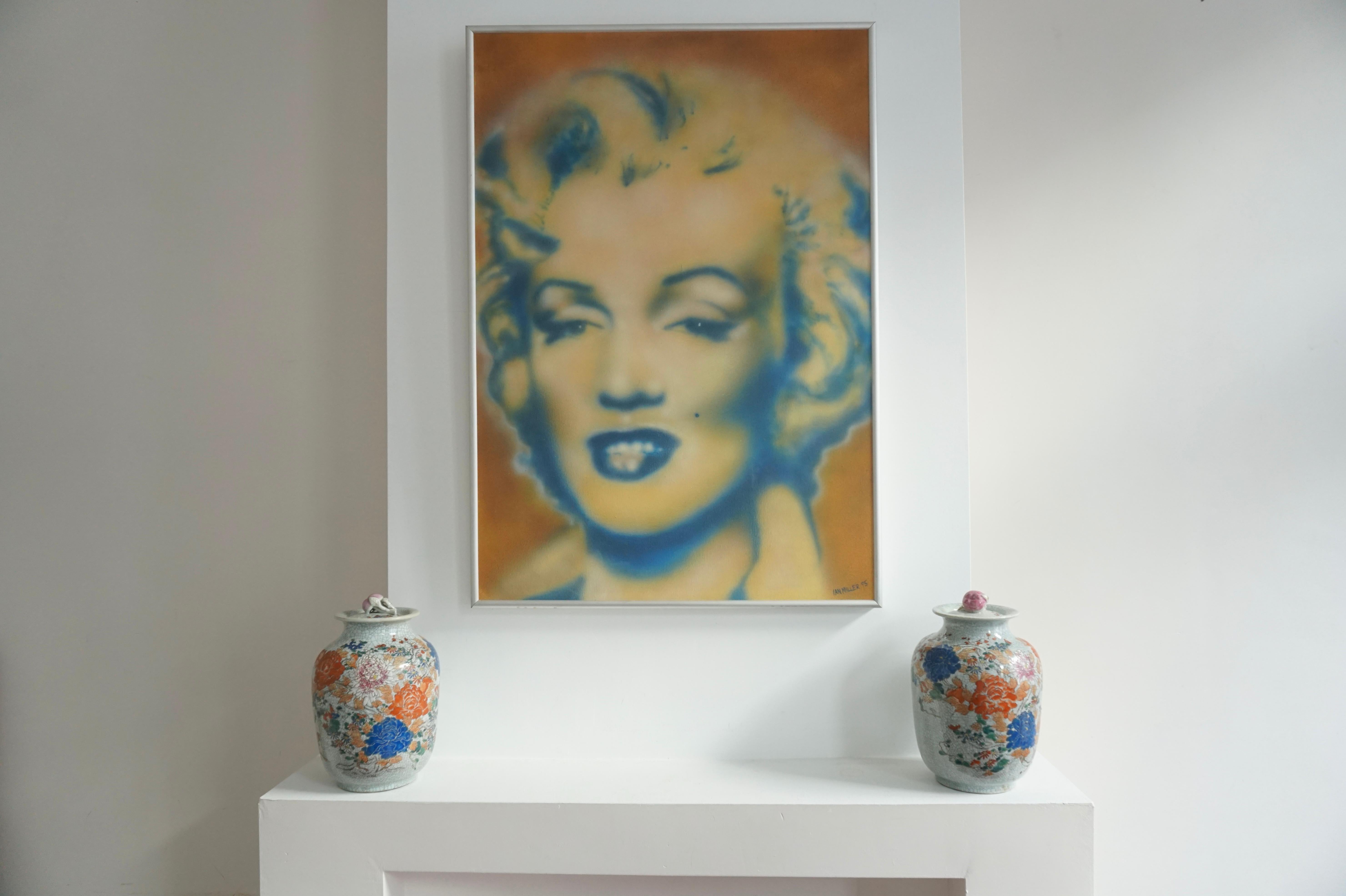 Brushed Marilyn Monroe by Ian Miller