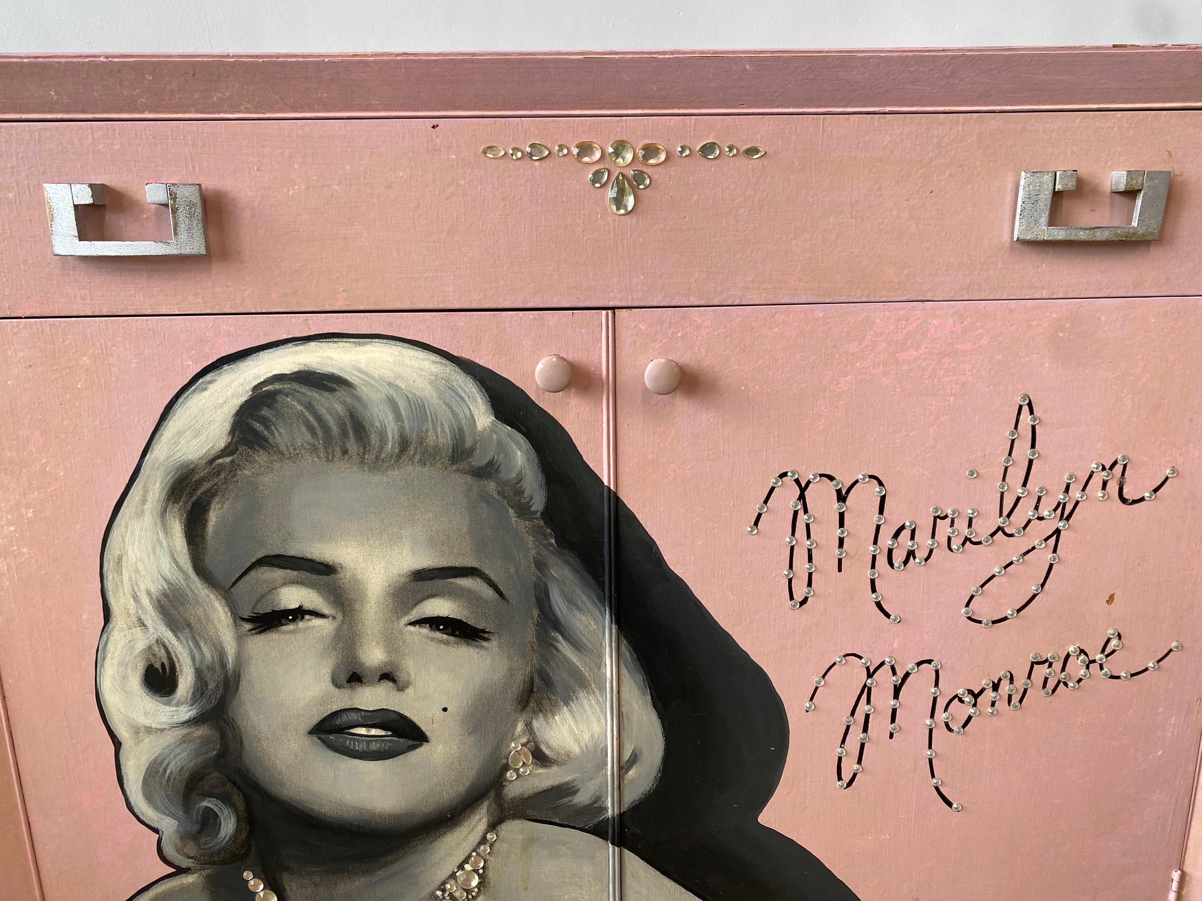 Marilyn Monroe Cabinet and Bookshelf For Sale 2