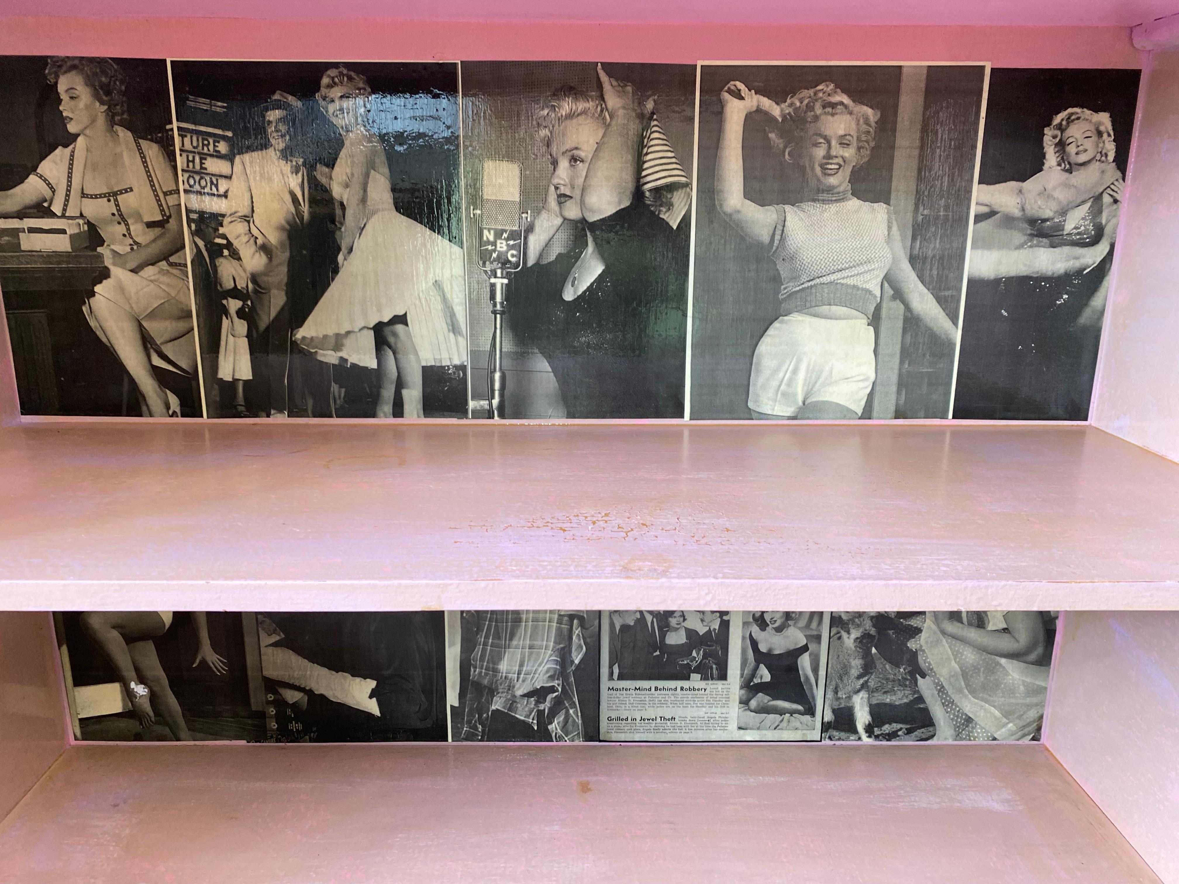 Marilyn Monroe Cabinet and Bookshelf For Sale 4