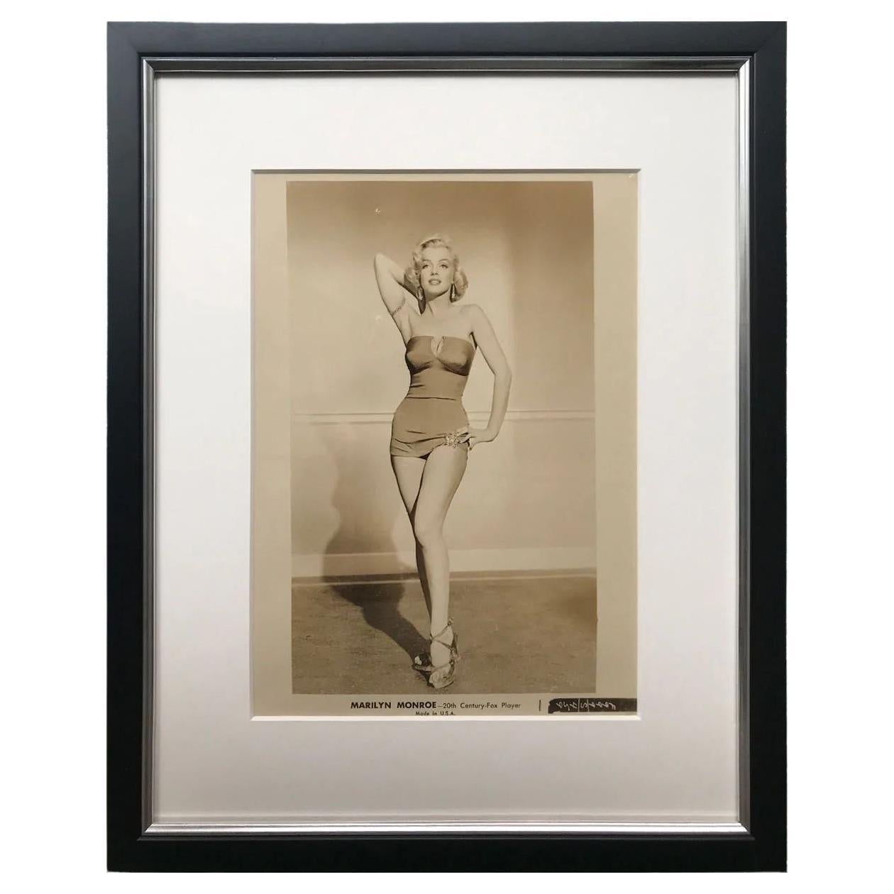 Marilyn Monroe, Framed Poster, 1950's For Sale