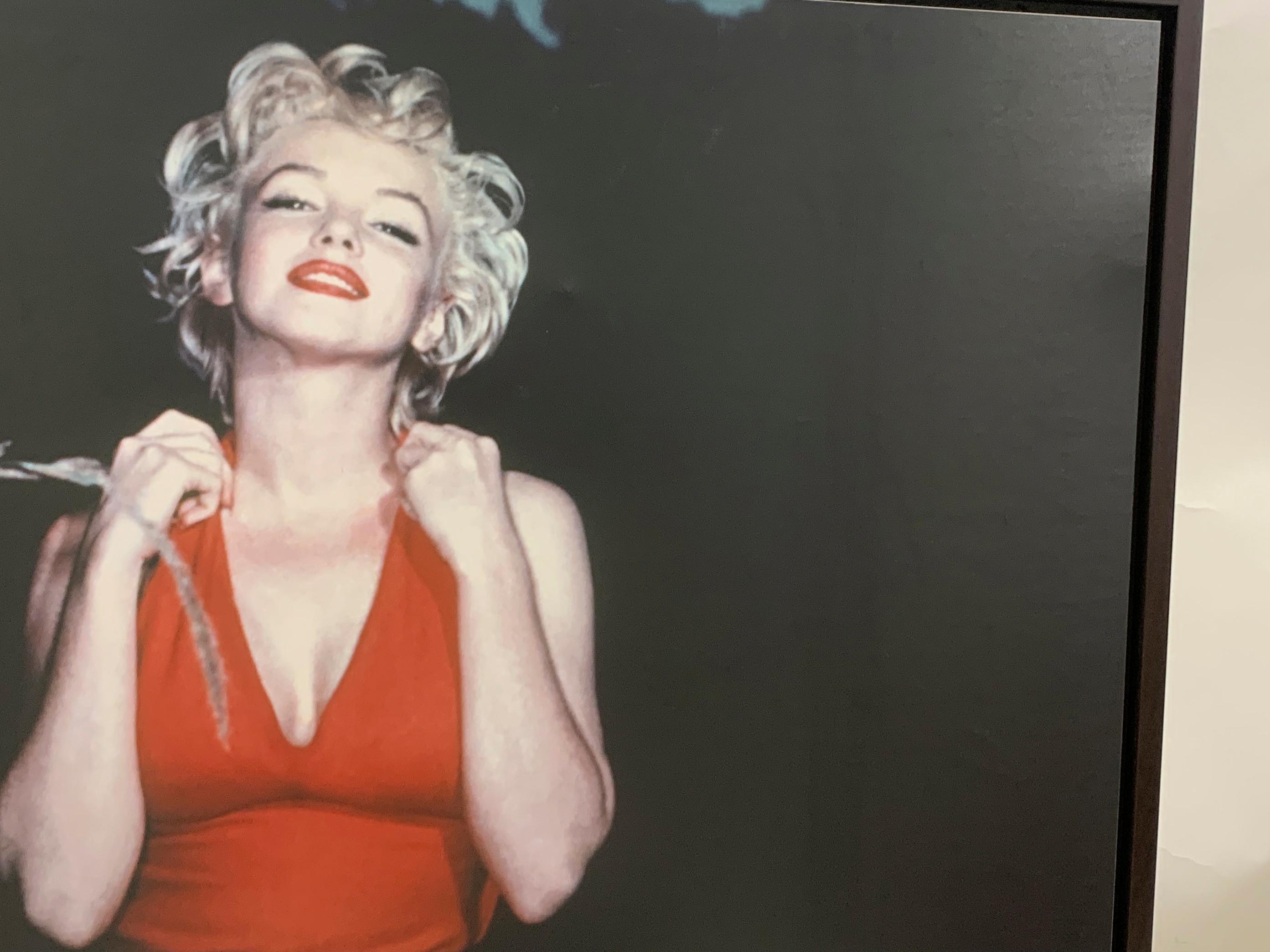 German Marilyn Monroe Framed Print by Baron with Lumas - Certificate of Authenticity For Sale