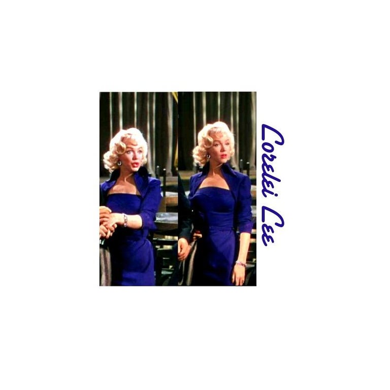 marilyn monroe blue dress gentlemen prefer blondes Marilyn Monroe main image 0