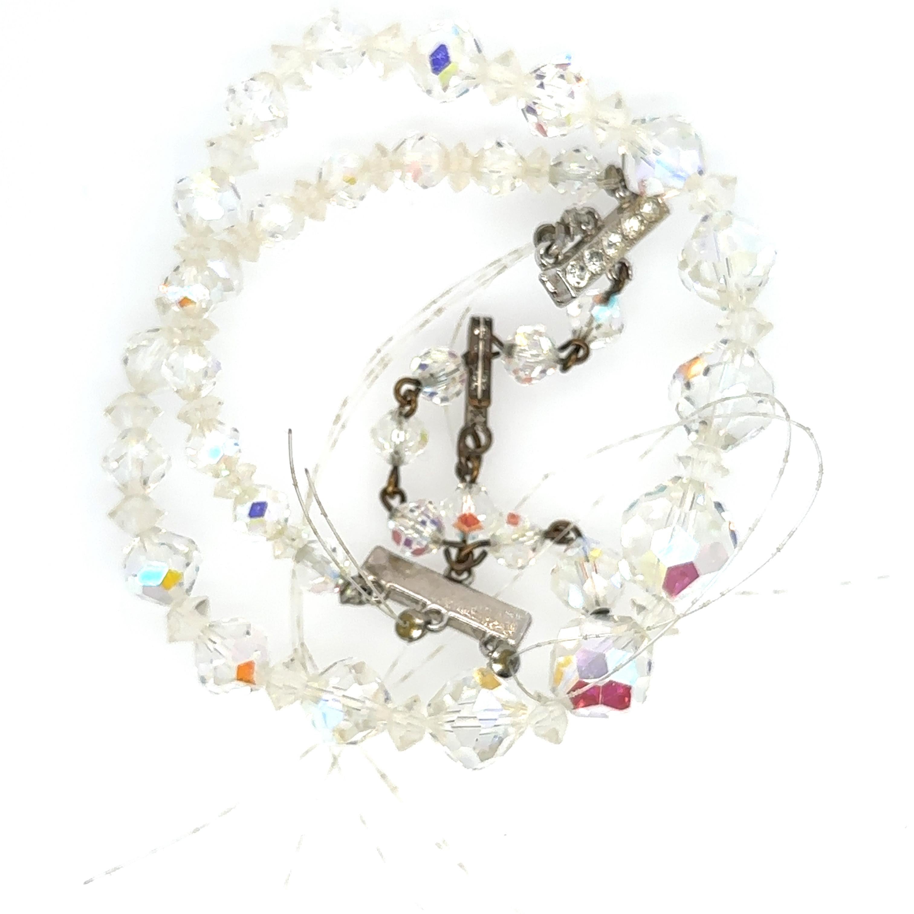 Marilyn Monroe Memorabilia Personal Costume Crystal Necklace Laguna en vente 1