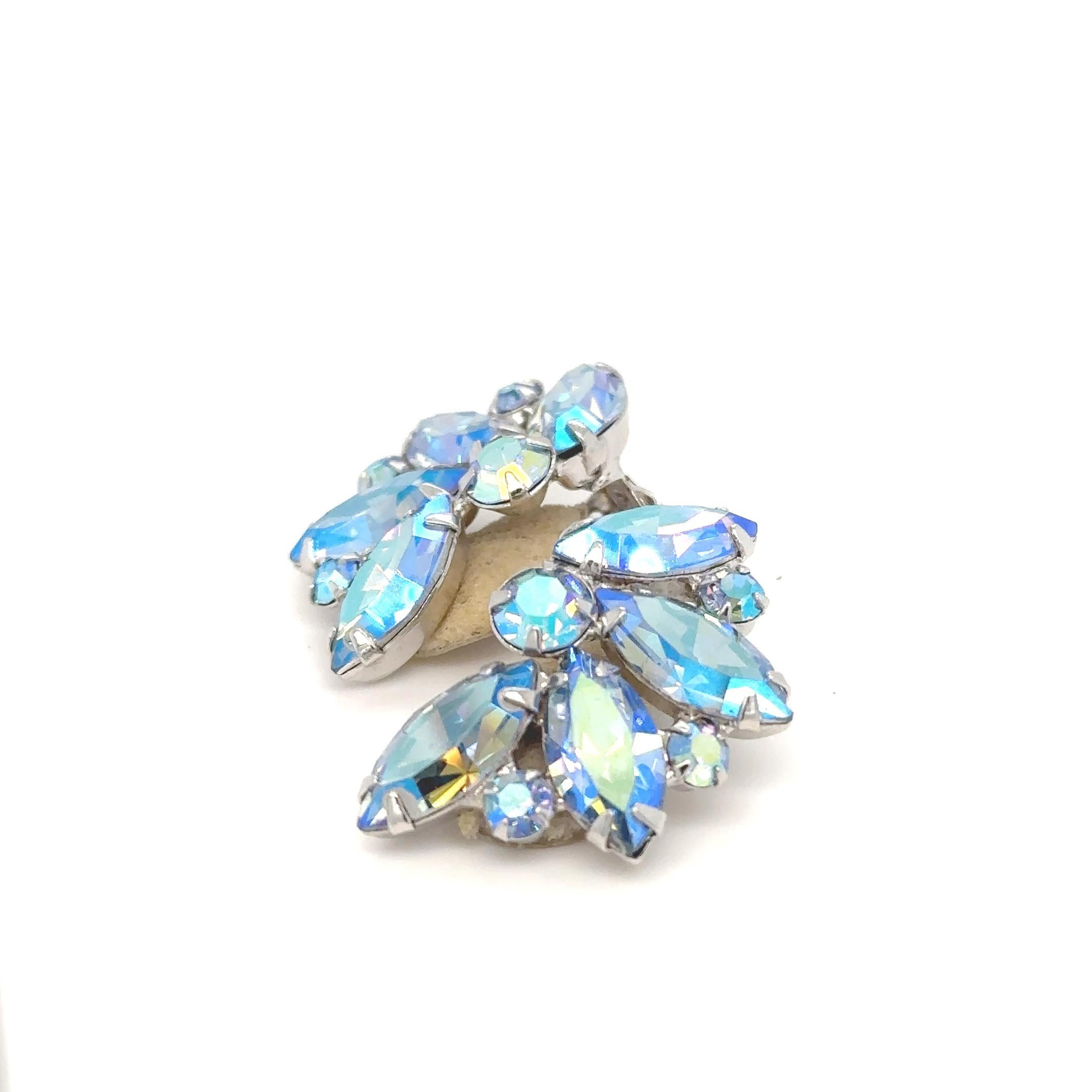 Marilyn Monroe Memorabilia Personal Costume Ear Clips Crystals In Good Condition For Sale In Sherman Oaks, CA