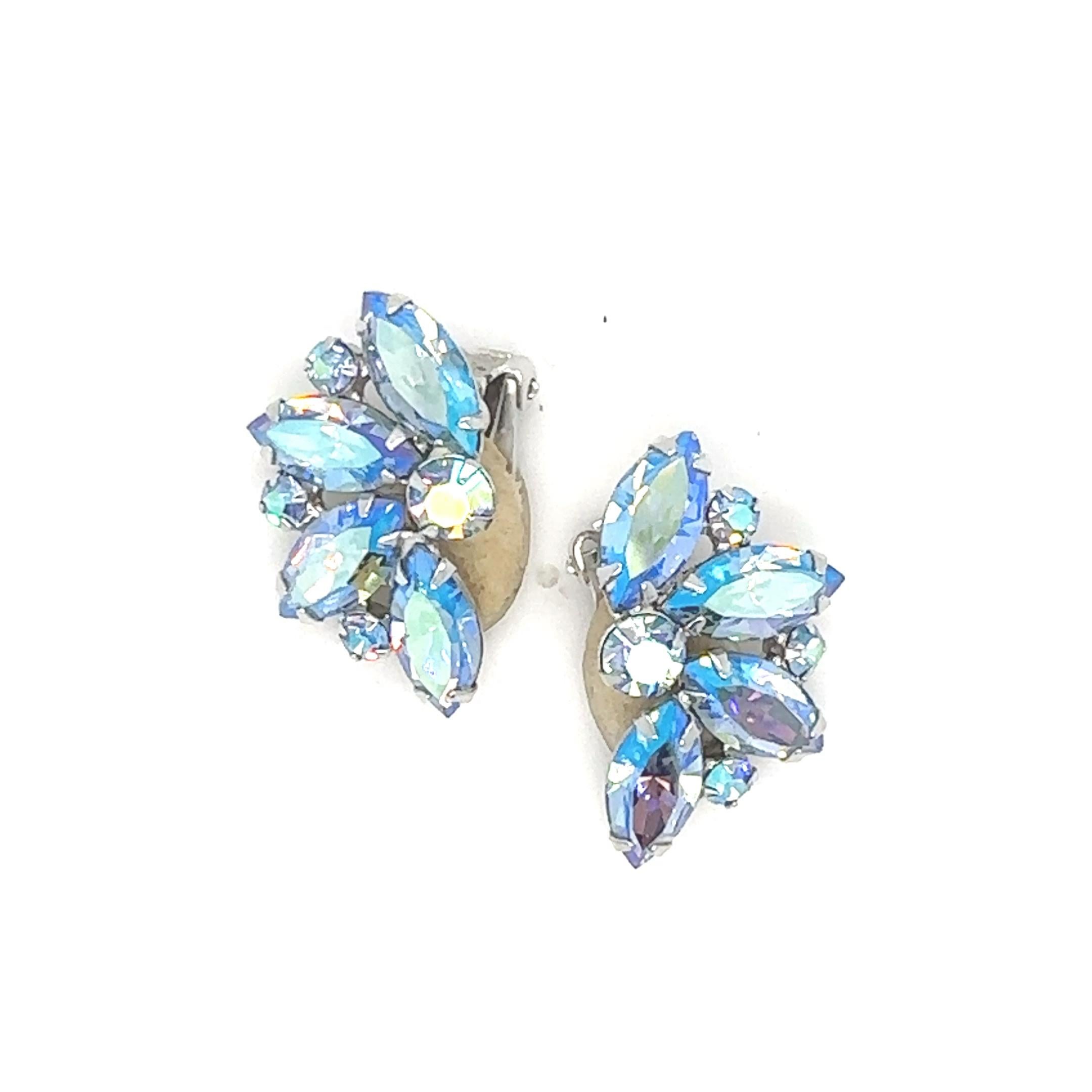 Women's Marilyn Monroe Memorabilia Personal Costume Ear Clips Crystals For Sale