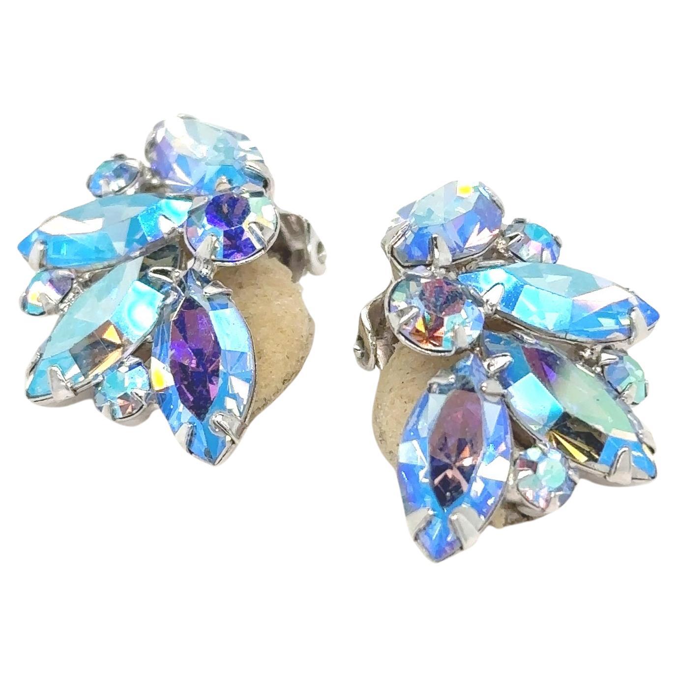 Marilyn Monroe Memorabilia Personal Costume Ear Clips Crystals For Sale