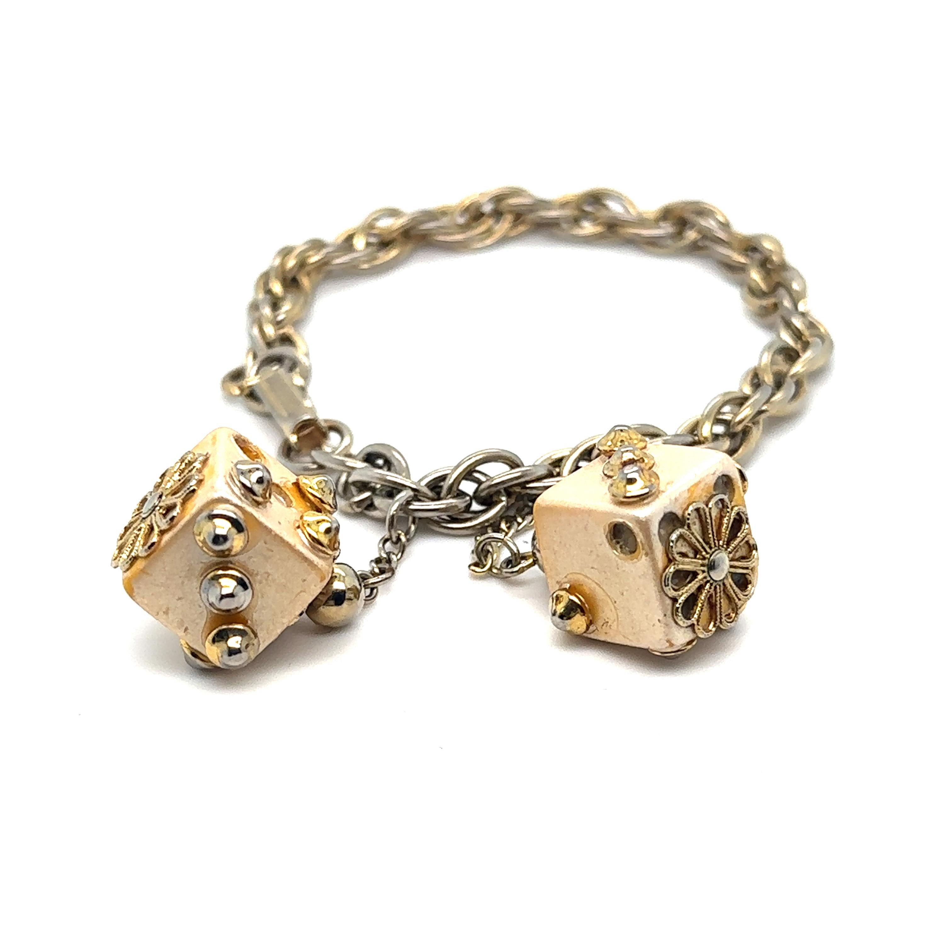 Marilyn Monroe Memorabilia Personal Costume Novelty Dice Jewelry Set en venta 1