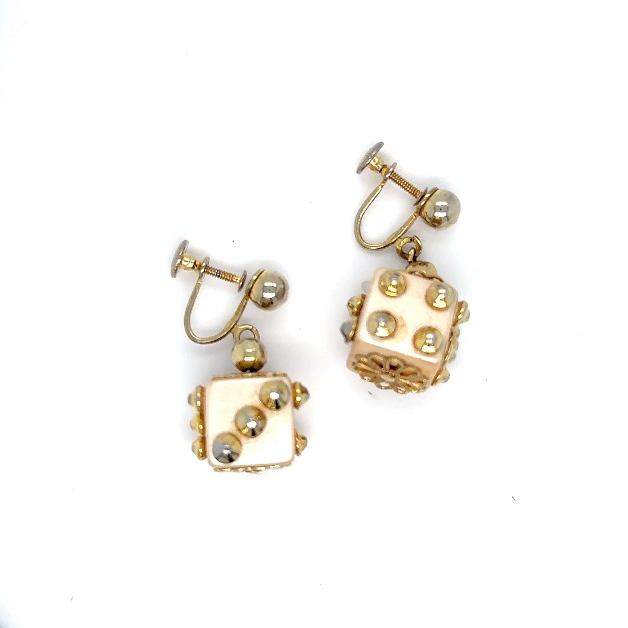 Marilyn Monroe Memorabilia Personal Costume Novelty Dice Jewelry Set en venta 2