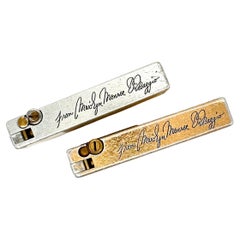 Marilyn Monroe Memorabilia Personalized Lot of 2 Lighters Engraved "DiMaggio"