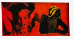 Marilyn Monroe Pop Art Serigrafía de neón de Bert Stern, 1962, Arte de mediados de siglo