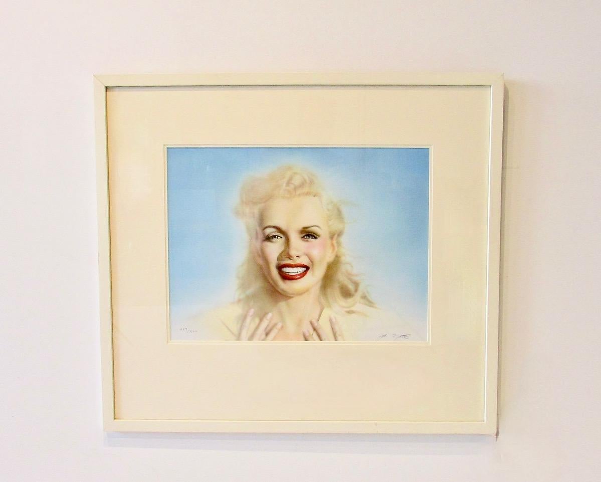 Marilyn Monroe offset lithograph print entitled 