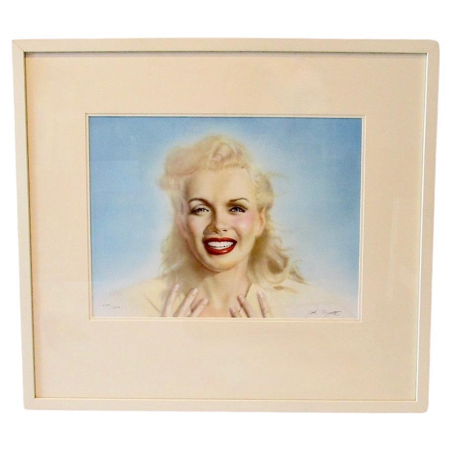Offset-Lithographiedruck von Marilyn Monroe, limitierte Auflage von John Mattos