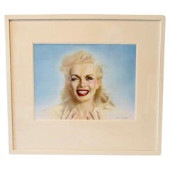 Used Marilyn Monroe Offset Lithograph Print, Limited Edition by John Mattos