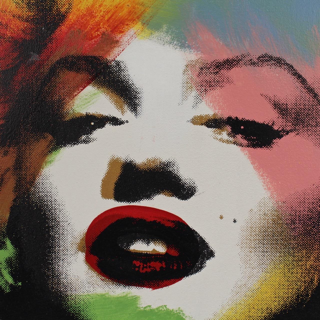 Marilyn Monroe Silver, une sérigraphie Pop-Art de SAK Steve Kaufman Bon état - En vente à Philadelphia, PA