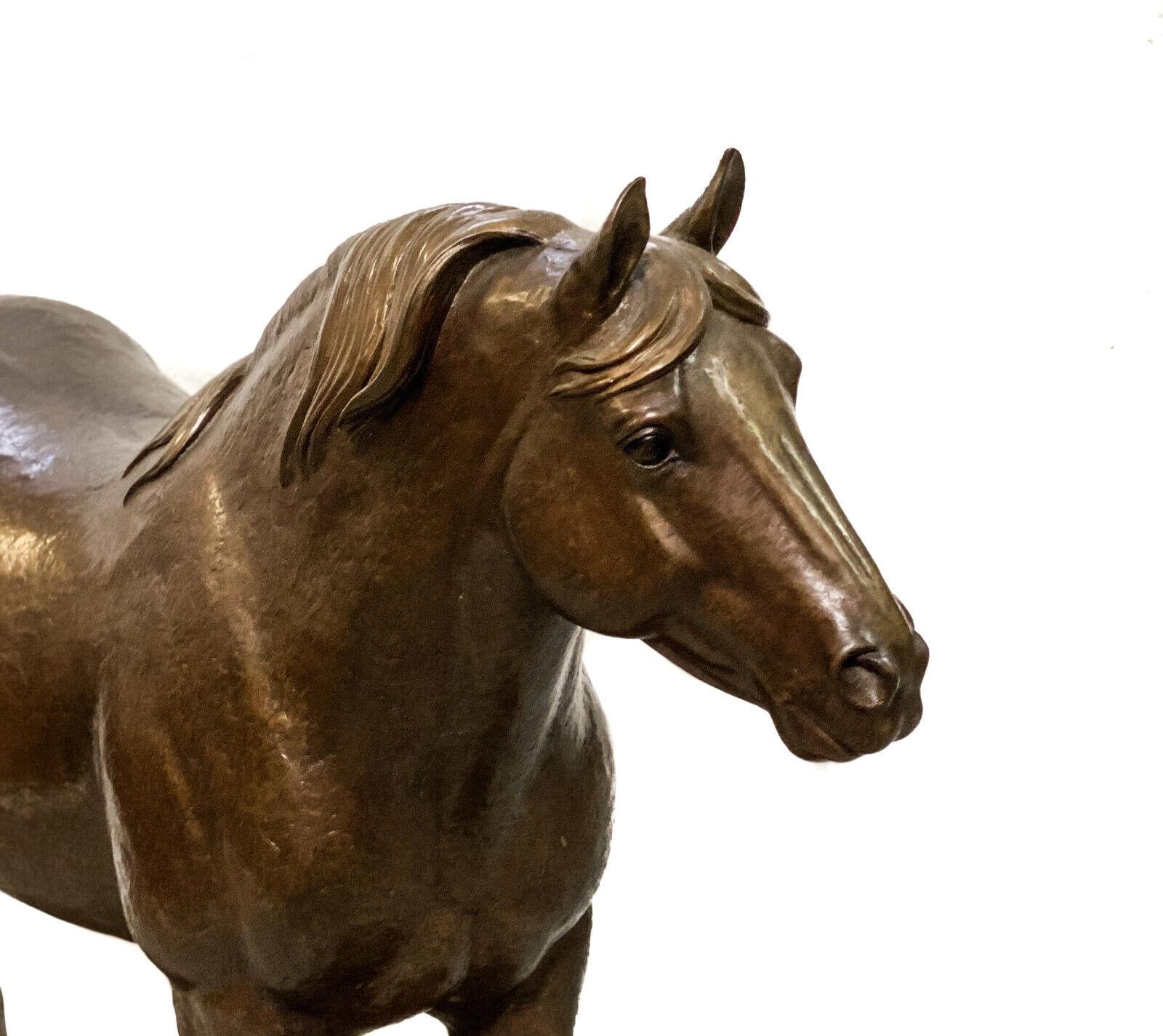 Fin du 20e siècle Sculpture de cheval en bronze Marilyn Newmark, dition limite Herculean de 5 exemplaires, 1994 en vente