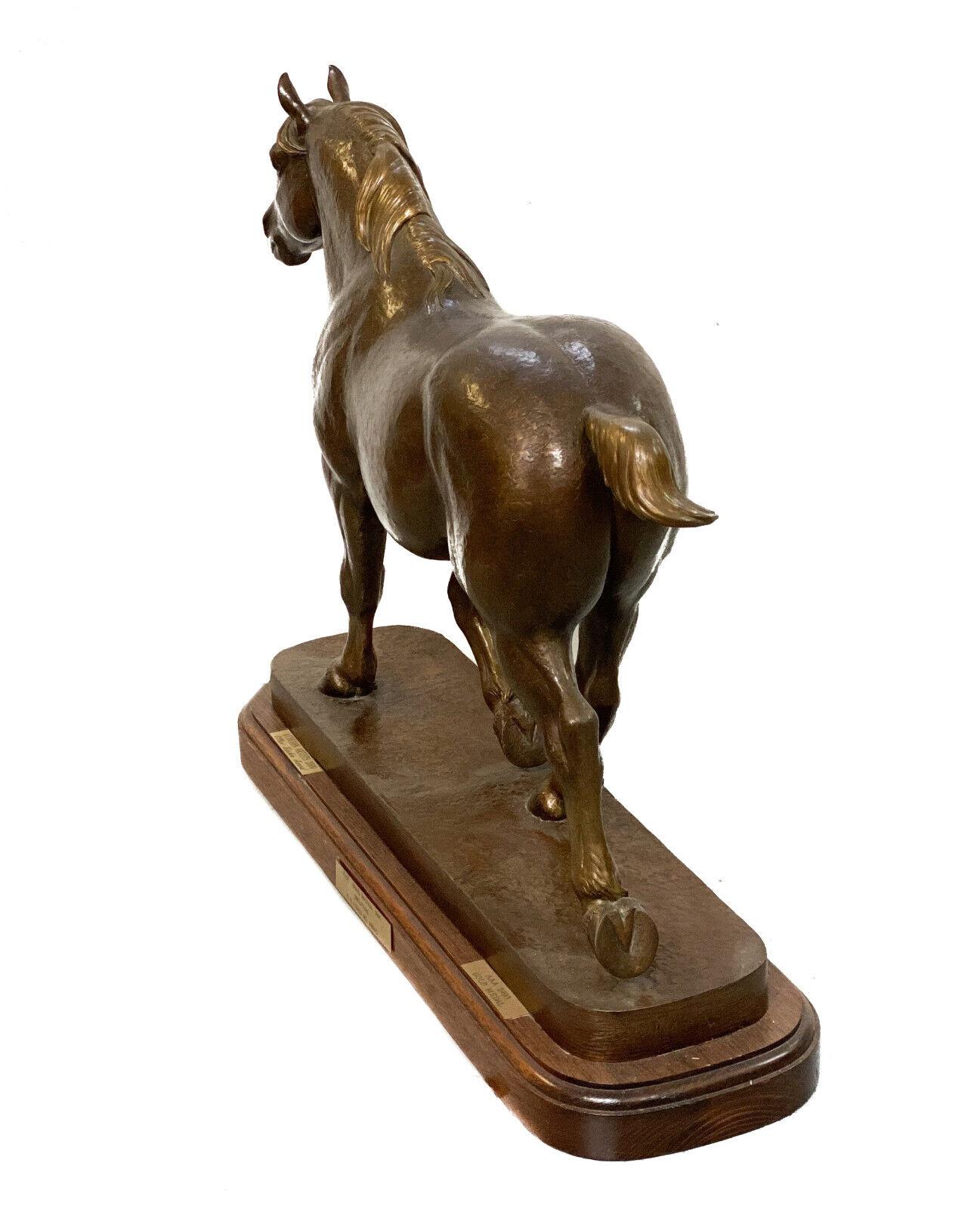 Marilyn Newmark Bronze Horse Sculpture, Herculean Limited Edition of 5, 1994 For Sale 1