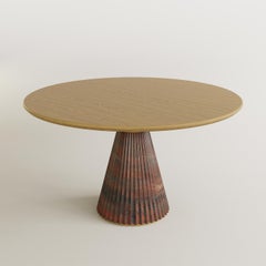 Marilyn Red Levanto Marble Dining Table by Morelato