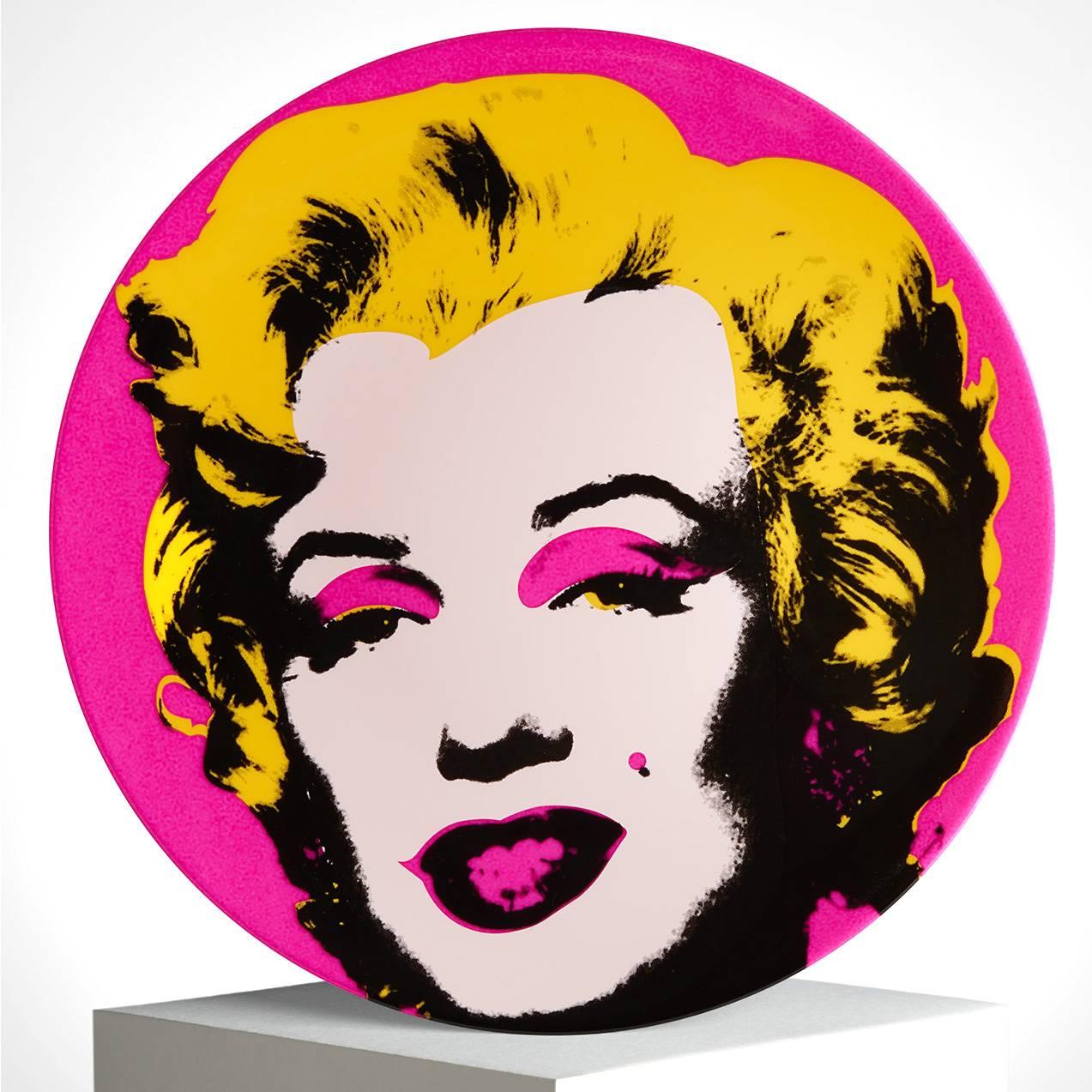 Marilyn Salad or Dessert Plates, after Andy Warhol In Excellent Condition In Jersey City, NJ