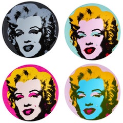Marilyn Salad or Dessert Plates, after Andy Warhol