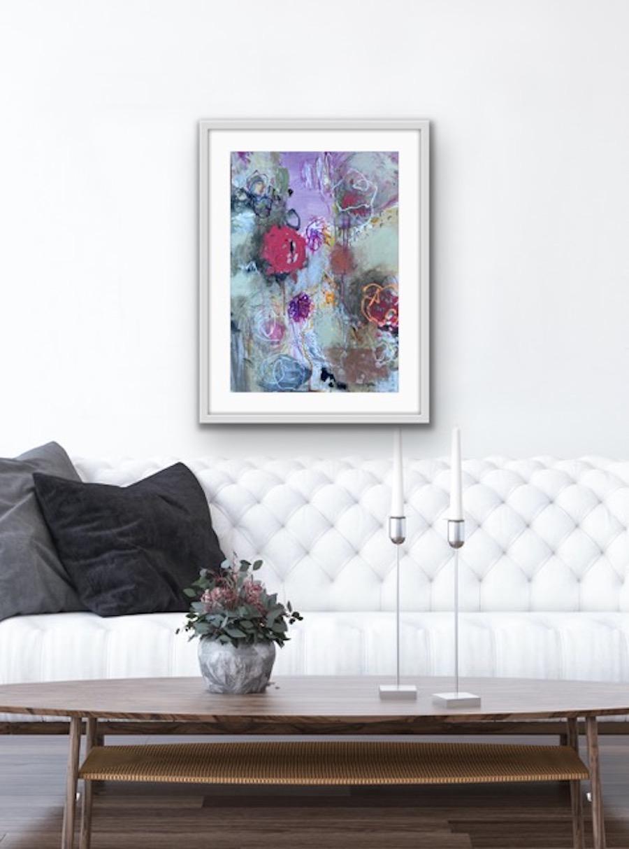 Blooming 2 - Abstract Painting by Marilyn Simler