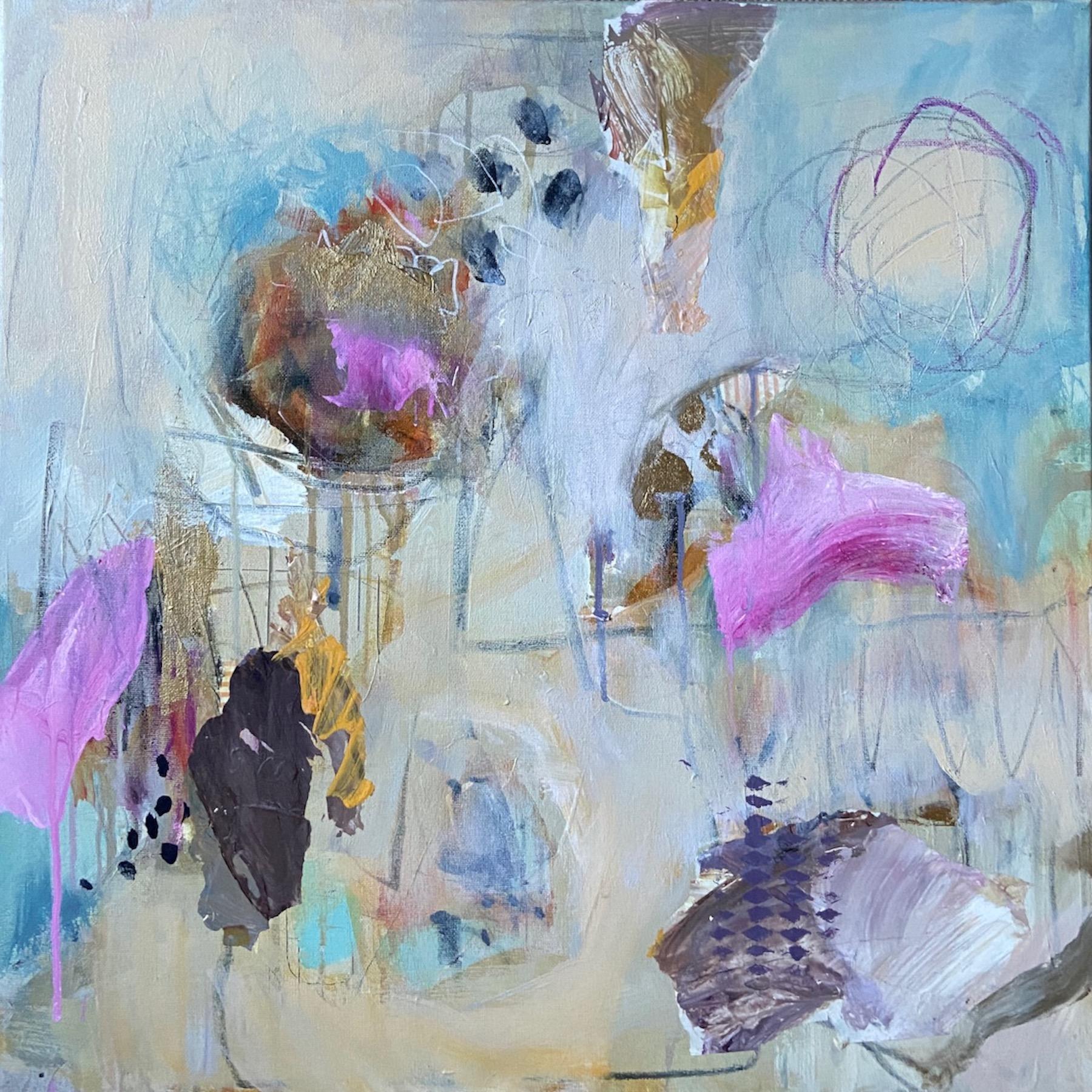 Abstract Painting di Marilyn Simler - Galleggiante 1