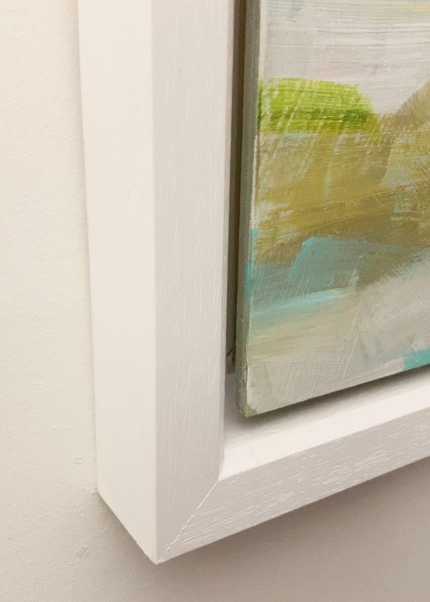 Cloudy Hills & Fields, Originalgemälde, zeitgenössisch, Landschaft, abstrakt (Zeitgenössisch), Painting, von Marilyn Simler