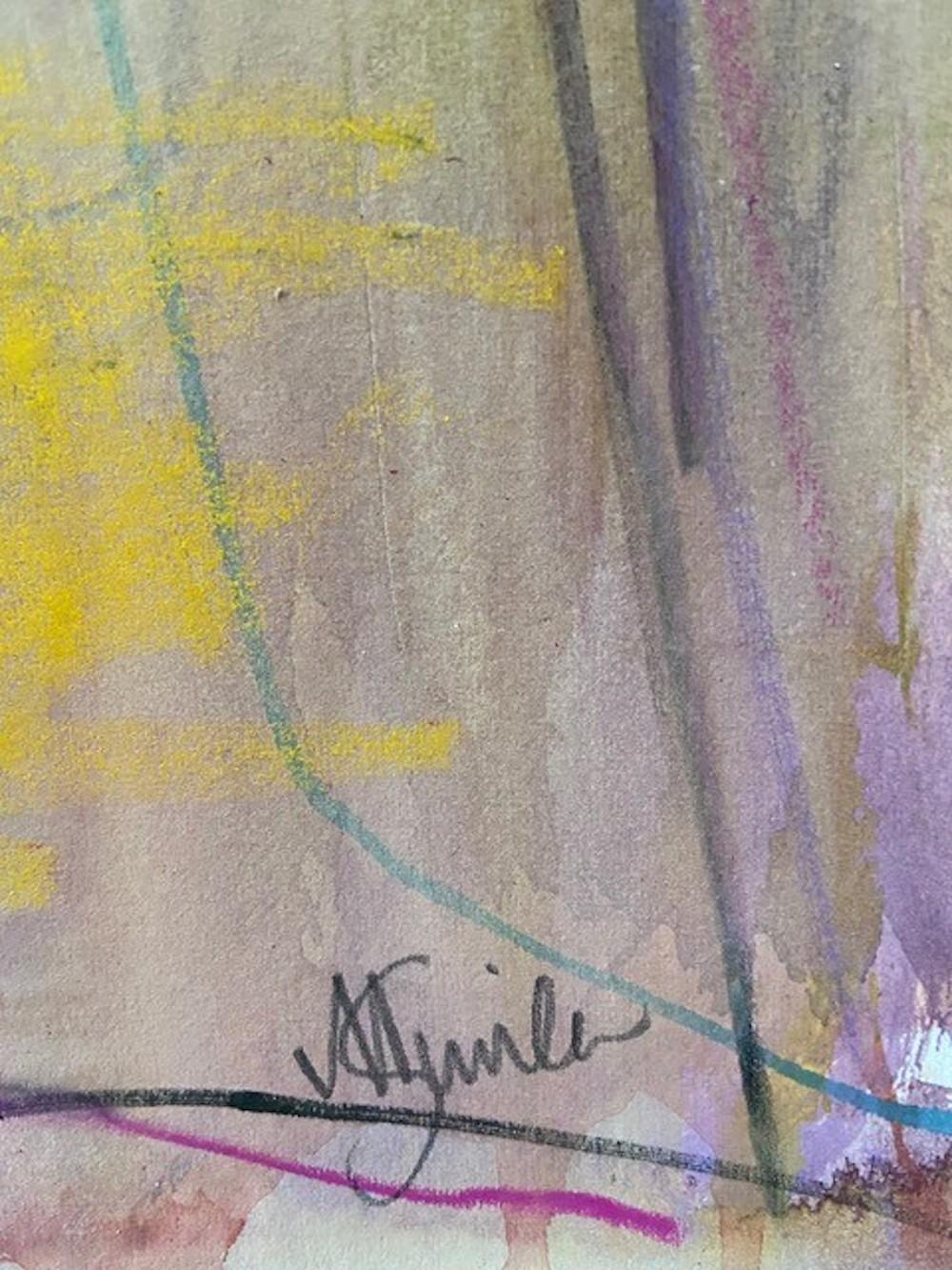 Trasformazione 1 - Abstract Painting Marrone di Marilyn Simler
