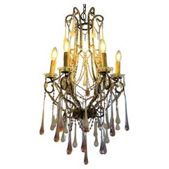 Lustre Murano Larmes de Marilyn 1950s