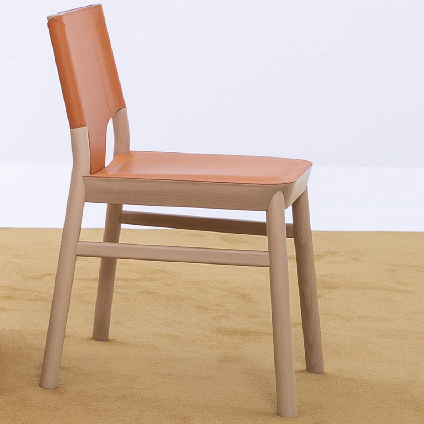 Italian Marimba Dining Chair by Emilio Nanni For Sale