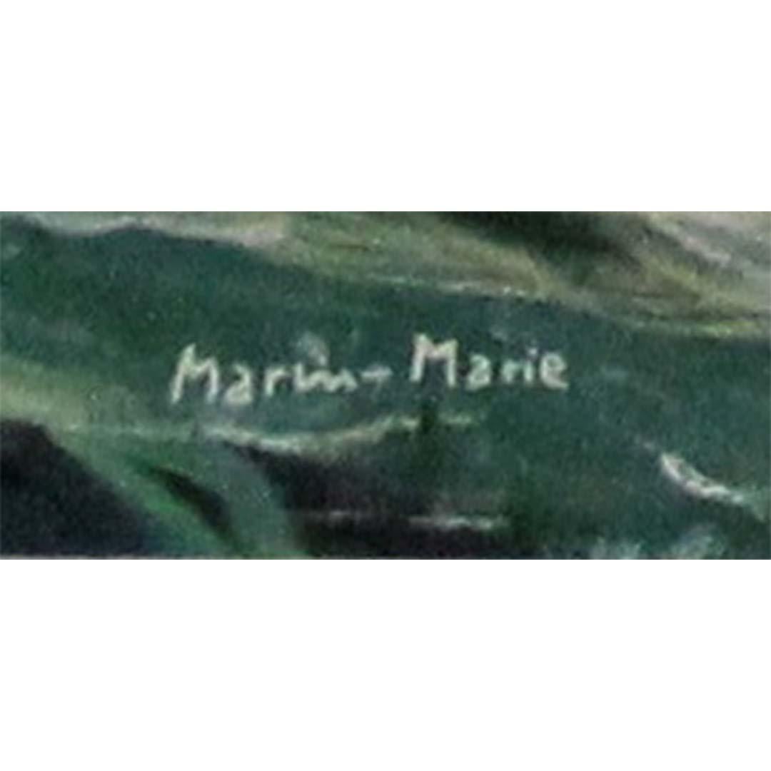 Affiche originale de Marin, datant de 1950 - SS Île de France en vente 1