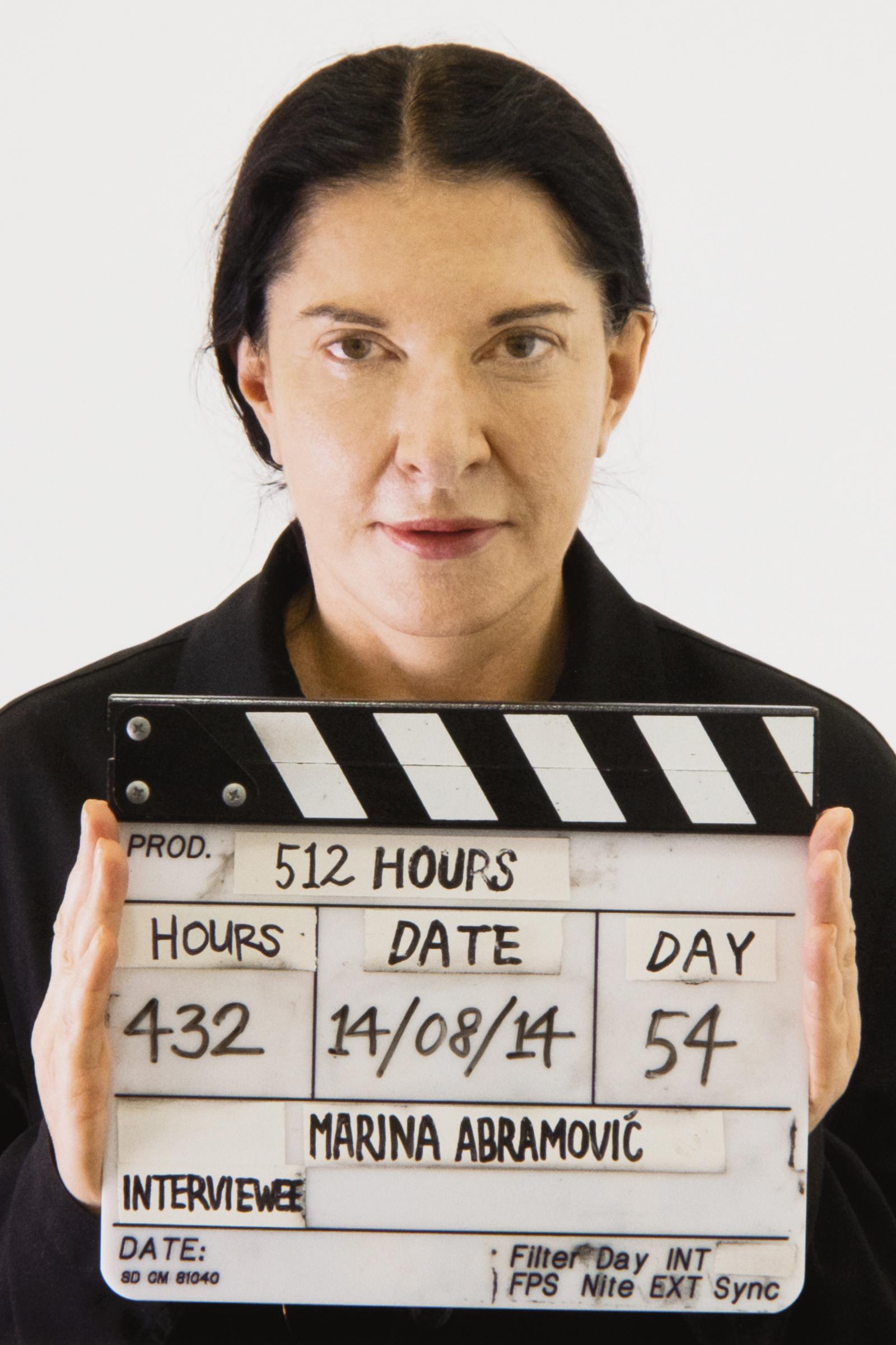 Marina Abramovic, 512 Hours - A.I.C. firmato, ritratto, performance art. 3