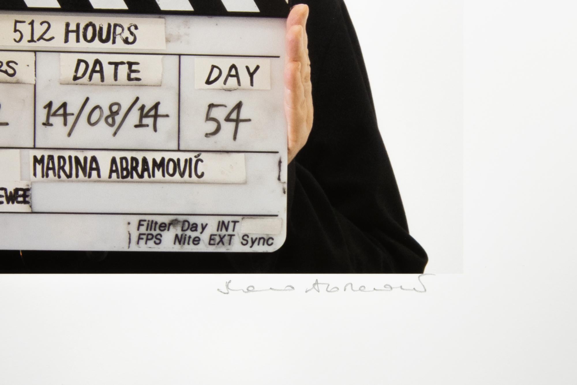 Marina Abramovic, 512 Hours - A.I.C. firmato, ritratto, performance art. 4