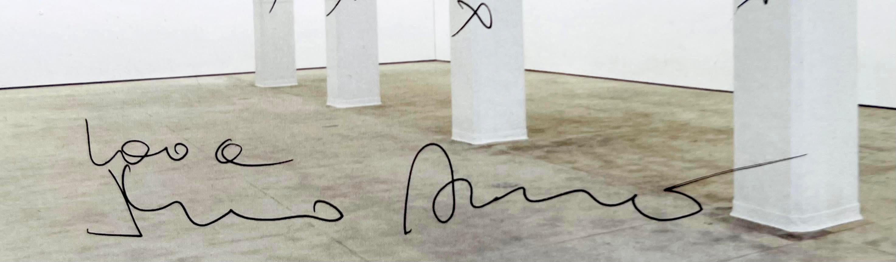 Exhibition invitation card (Hand Signed and inscribed by Marina Abramovic) For Sale 1