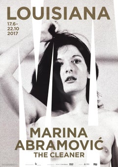 Marina Abramovic-The Cleaner-33" x 23.5"-Poster-2017-Contemporain-Noir & Blanc