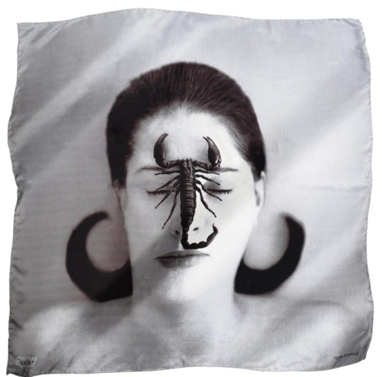 Portrait with Scorpion (Homage to Frida Kahlo) - Print by Marina Abramovic