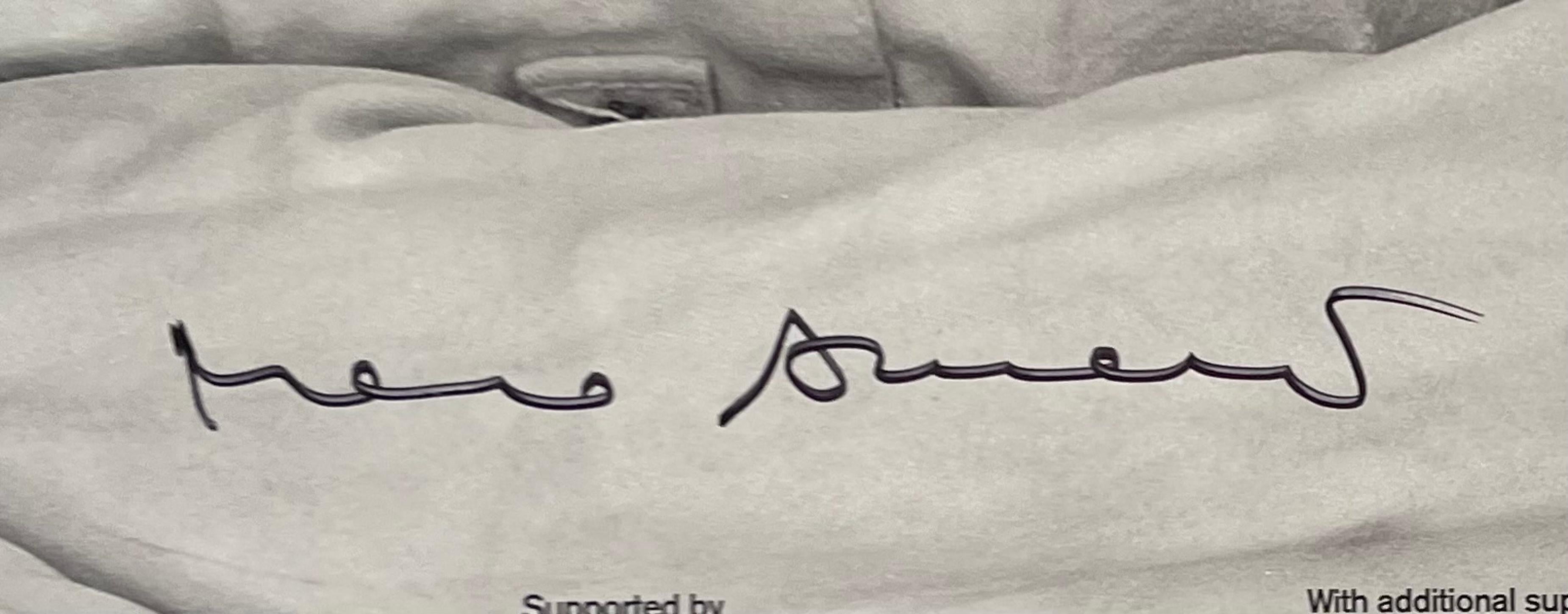 Rare poster hand signed by Marina Abramovic, framed, Royal Academy label, 2011 For Sale 1